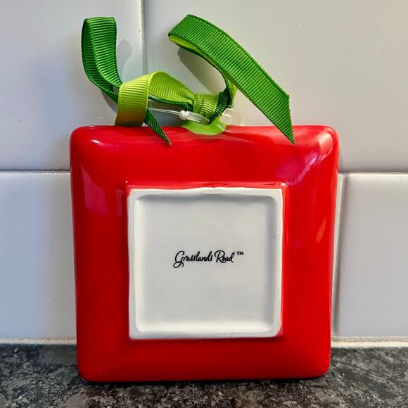 GRASSLANDS ROAD Ceramic Trinket Plate Christmas Gift NWT - Picture 2 of 4